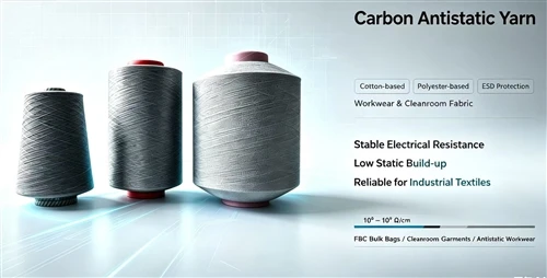 TAIERXIN Carbon, antystatyczna przędza przewodząca
